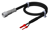 Euchner Connecting cable with plug connector, M8, 3-pin, 10m